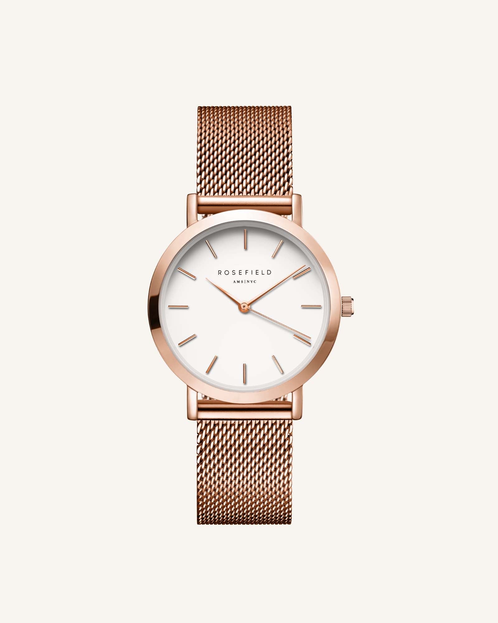 Tribeca Rose Gold Mesh | Rosefield Official