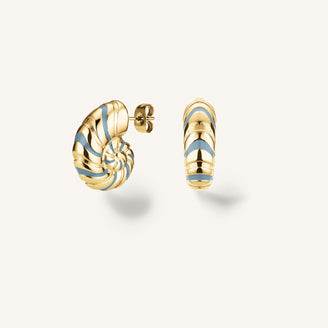 Shell Enamel Earrings leftcolumn
