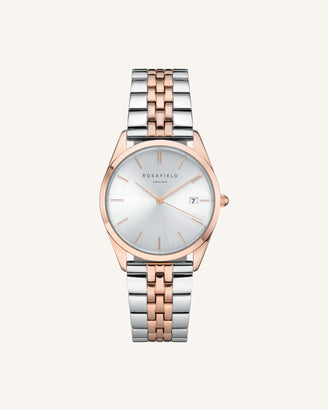 Silver Rose gold Strap leftcolumn