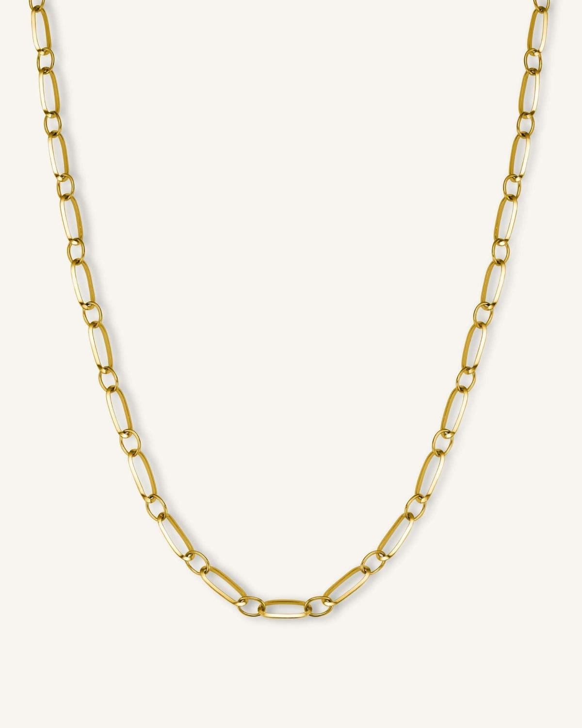 Oval Chain Necklace Gold leftcolumn