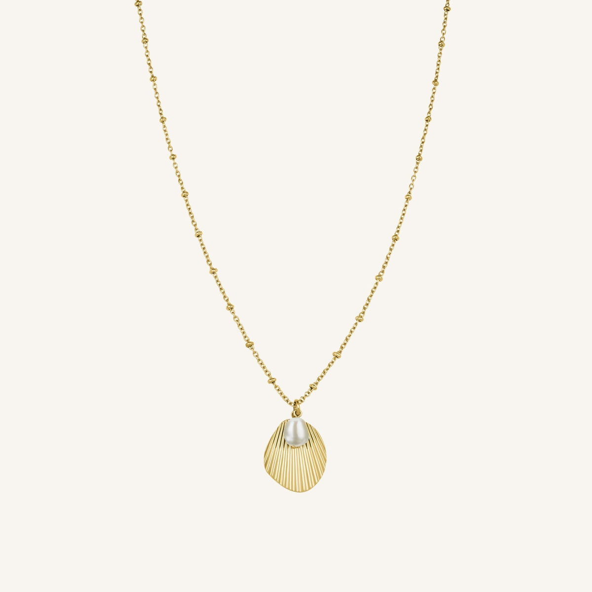 Shell and pearl necklace JSPNG-J159,leftcolumn