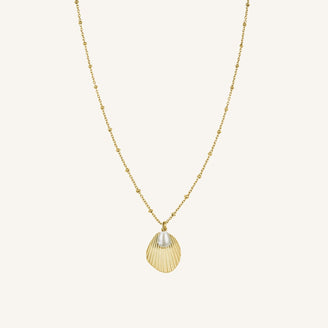 Shell and pearl necklace JSPNG-J159,leftcolumn