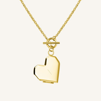 Heart Locket Gold JNHLG-J693,leftcolumn