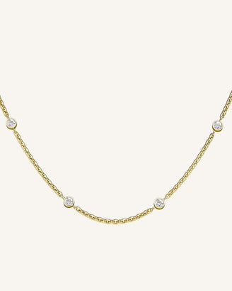 4 Birthstone Necklace N-Gold-4,leftcolumn,