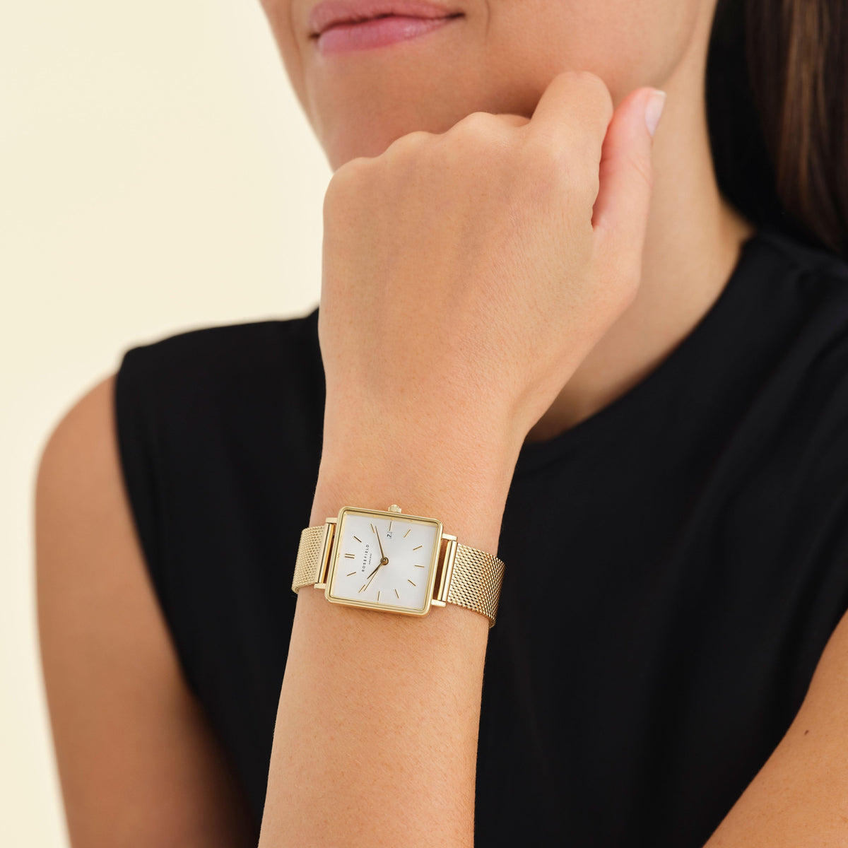 Boxy Gold Mesh - Engraved leftcolumn