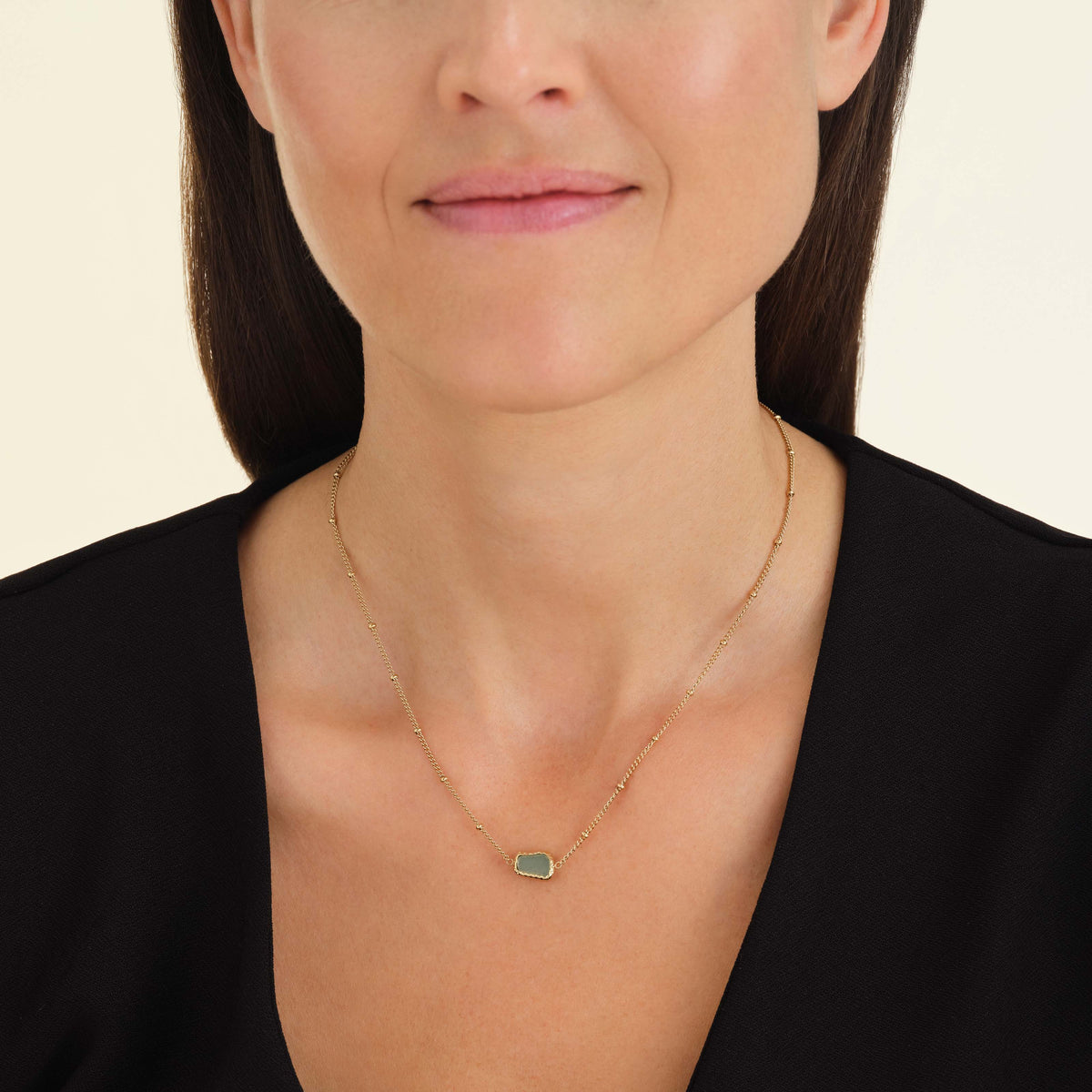 Organic Gemstone Necklace JNOGG-J658,leftcolumn,