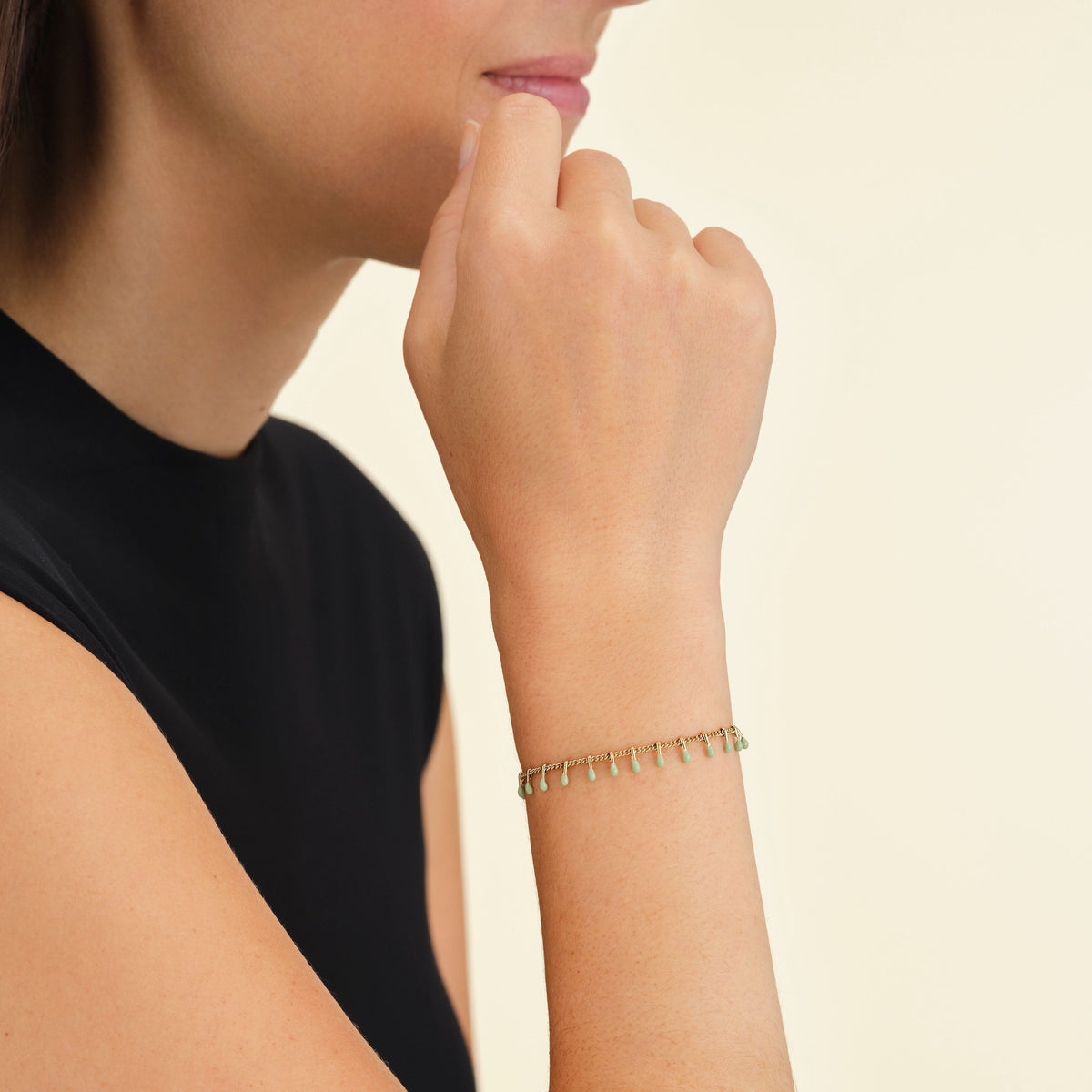 Green Drip Bracelet JBDCG-J678,leftcolumn,