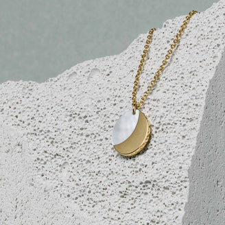 Unite Mother of Pearl Necklace JNMSS-J560,leftcolumn