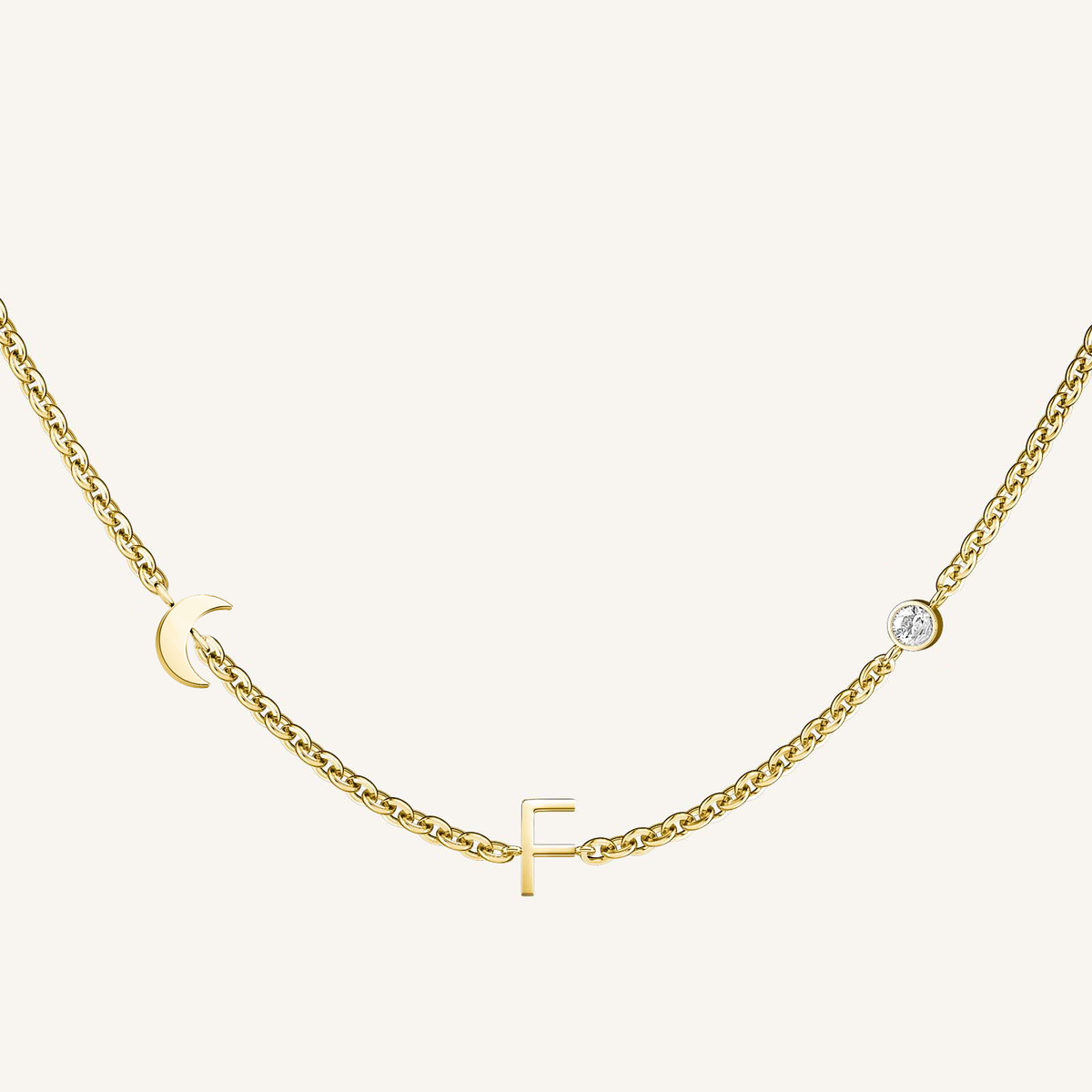 3 Charm Necklace N-Gold-3,leftcolumn