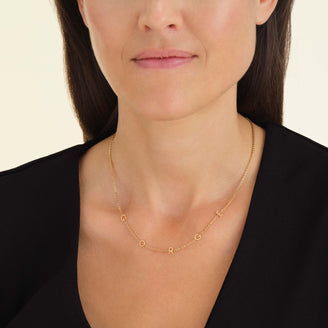 5 Charm Necklace N-Gold-5,leftcolumn