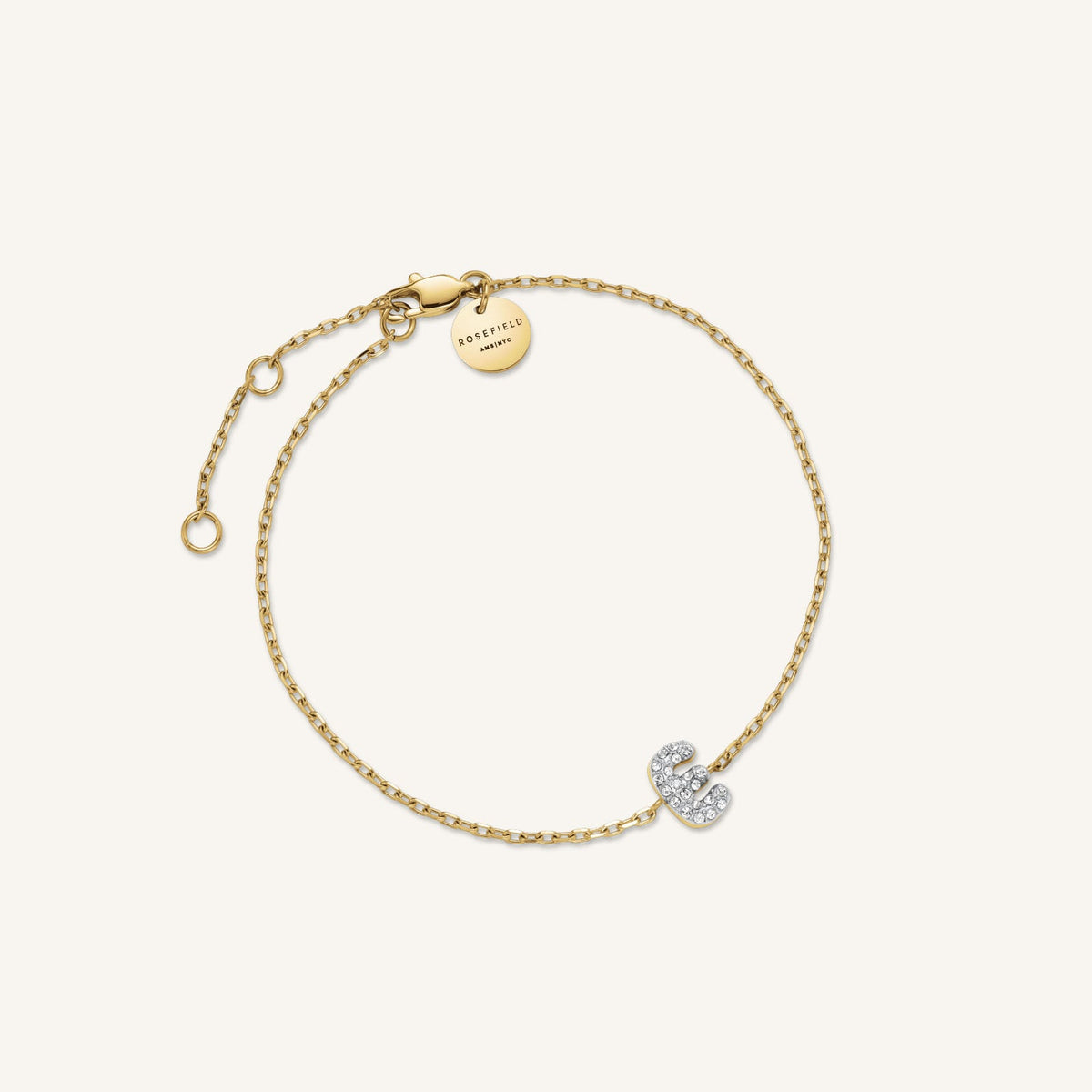 Crystal Letter E Bracelet leftcolumn