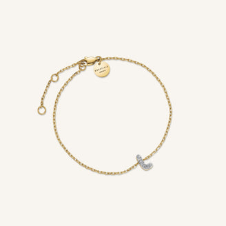 Crystal Letter L Bracelet leftcolumn
