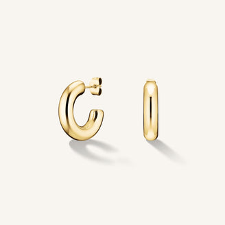 Medium Thick Hoops JESHG-J931,leftcolumn