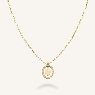 Oval Pendant Necklace JNCFG-J1145, leftcolumn