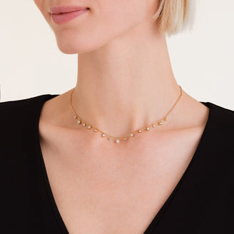 Dangling Crystals Necklace leftcolumn,