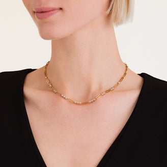Graduated Crystal Necklace JNGCG-J1018,leftcolumn,