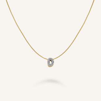 Crystal Letter D Necklace leftcolumn