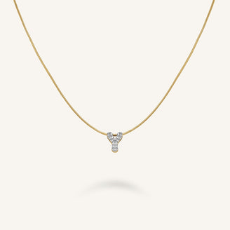 Crystal Letter Y Necklace leftcolumn