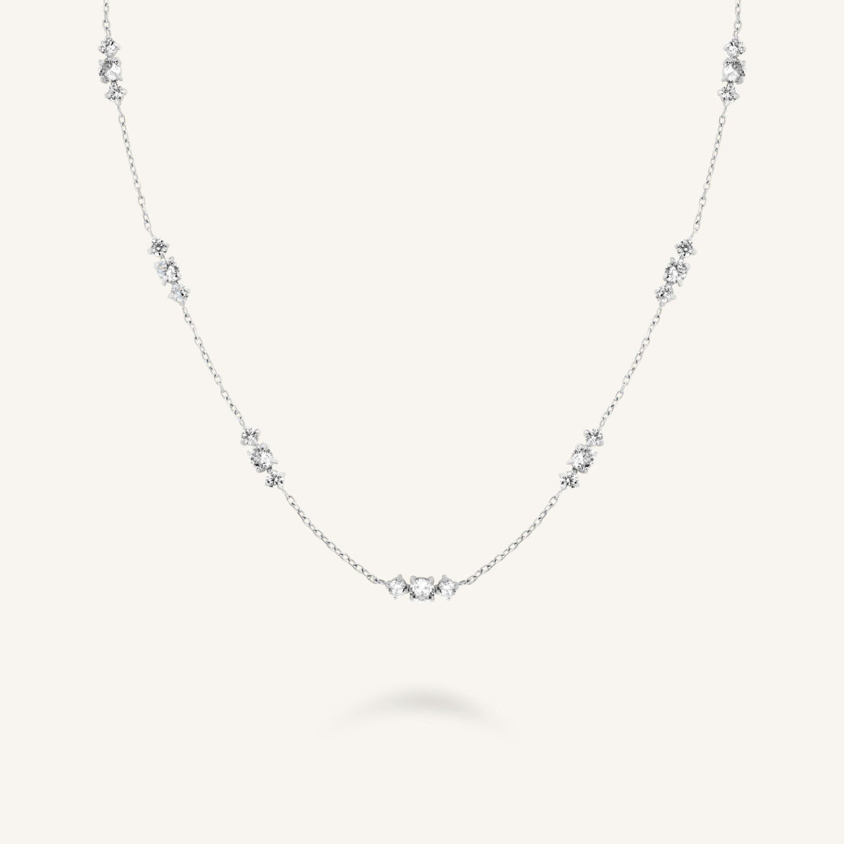Triple Crystals Necklace JNTCG-J1015,leftcolumn,