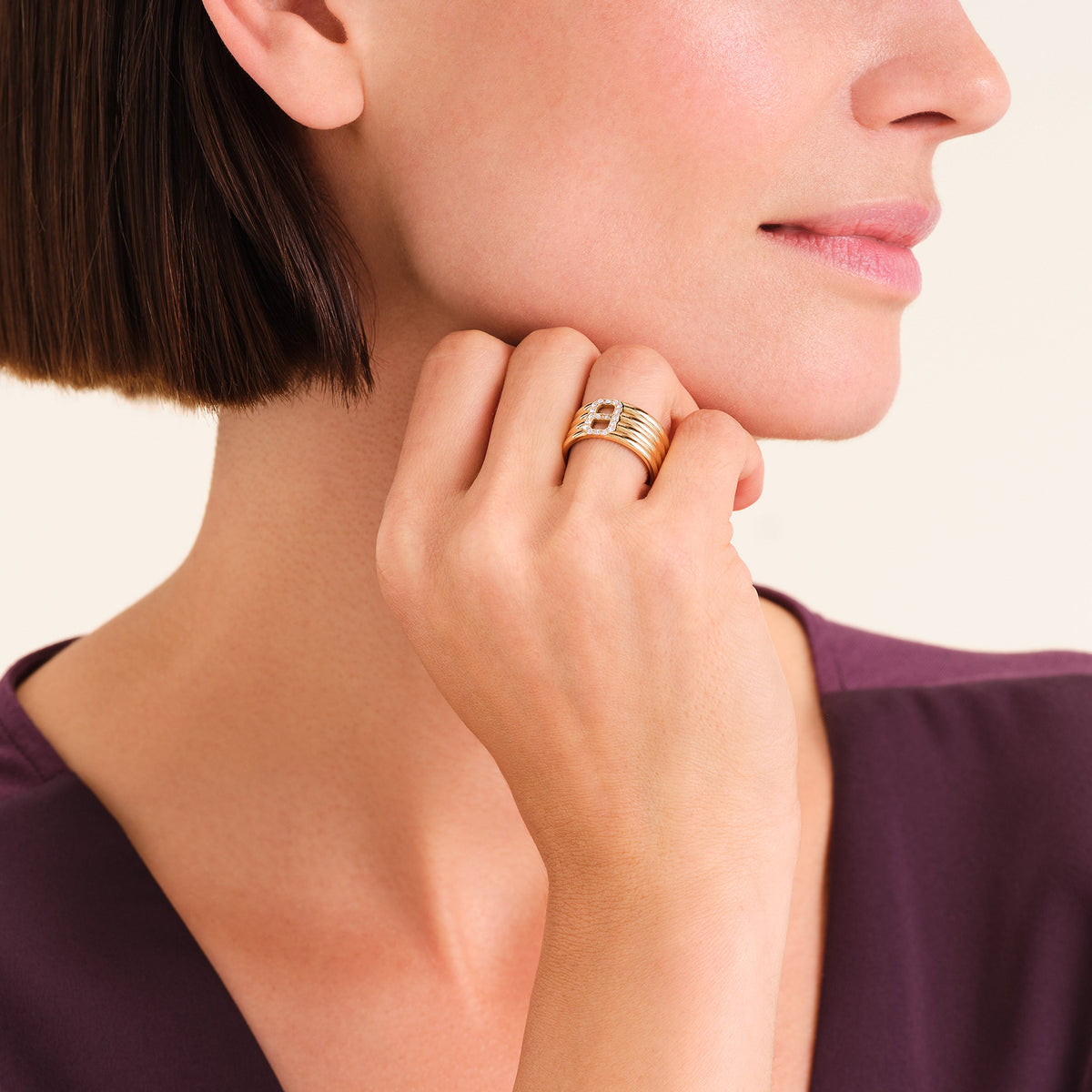 Fine Octagon Ring leftcolumn,