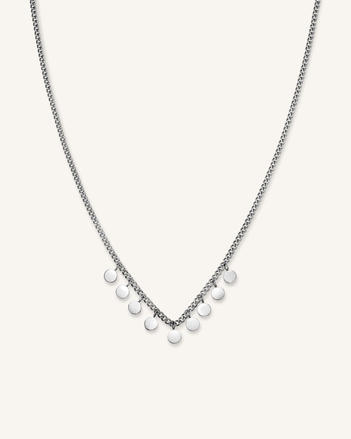 Necklace Multi Micro Coins leftcolumn,JTNMG-J444