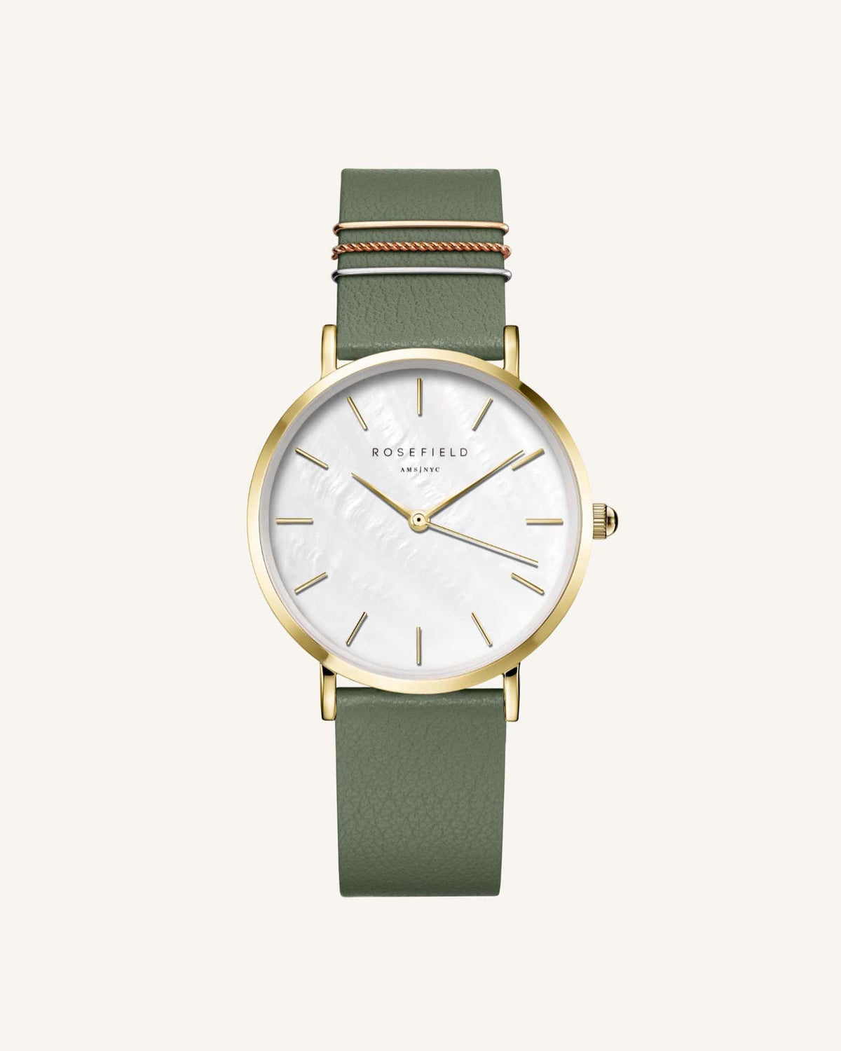 Olive Green Gold Strap leftcolumn