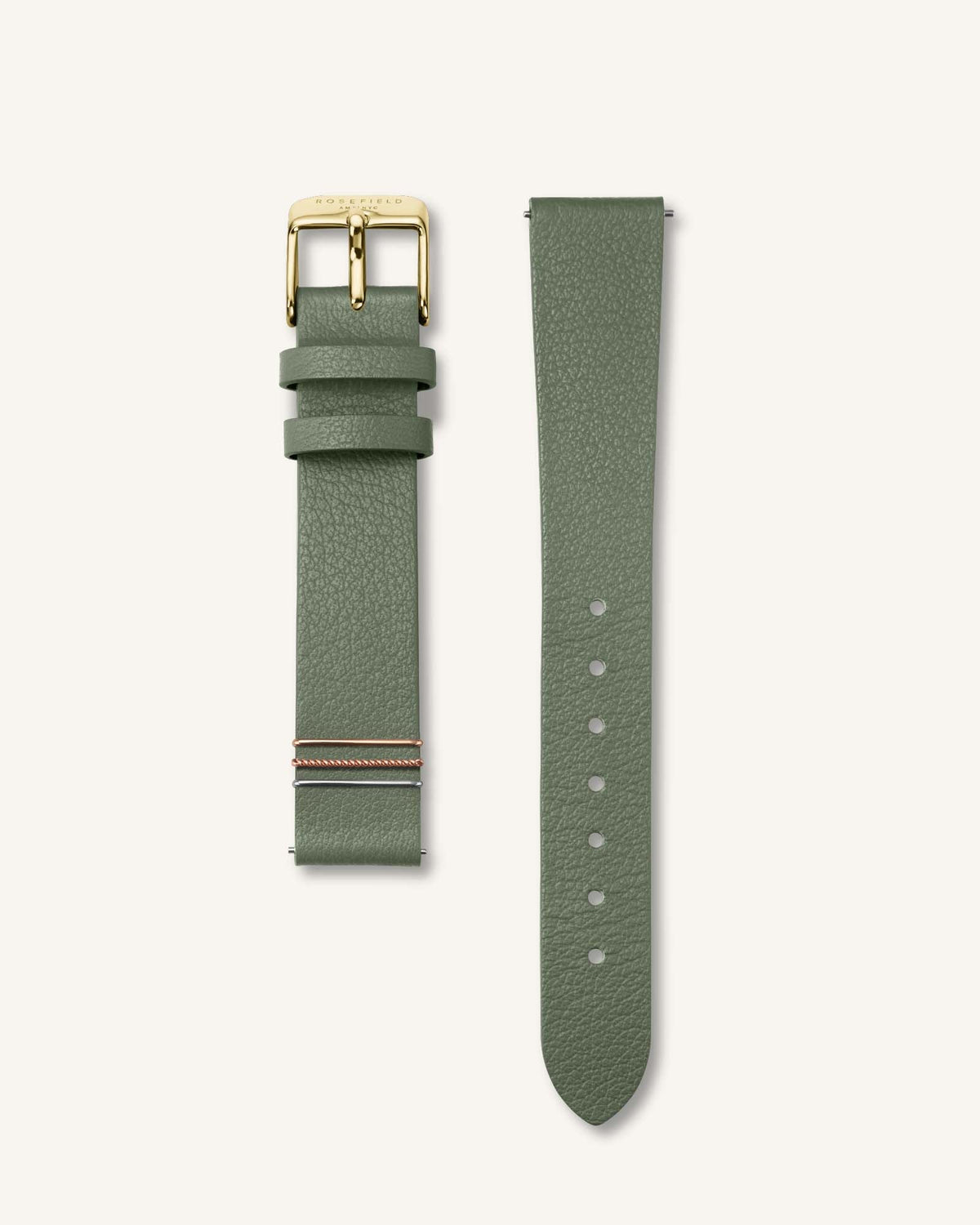 Olive Green Gold Strap leftcolumn