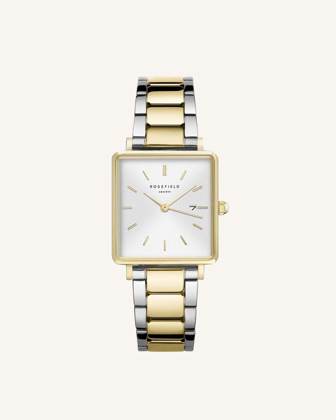 silver gold watch strap Rosefield, rightcolumn