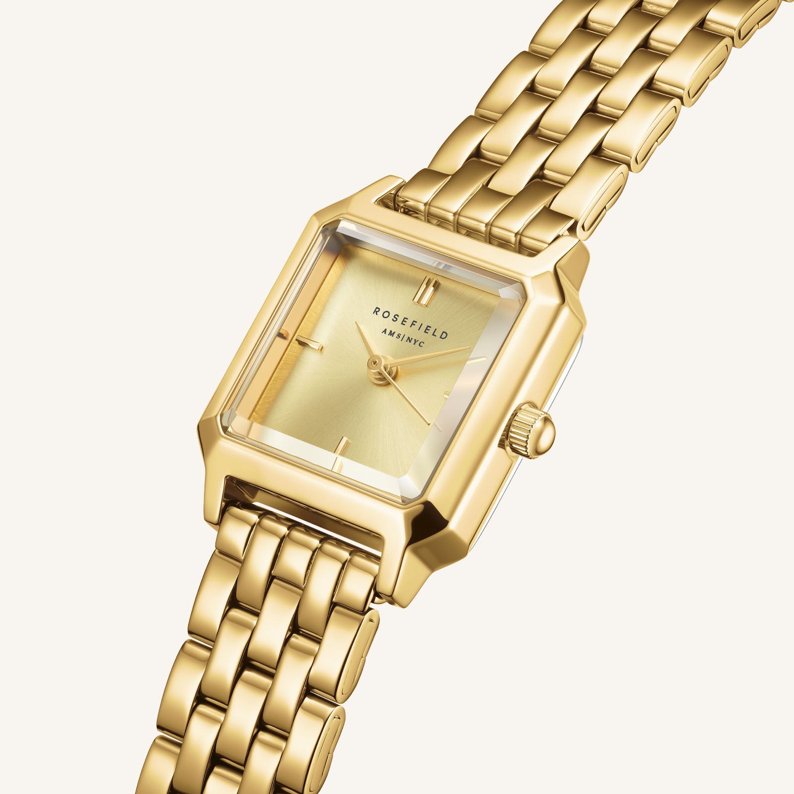 Rosefield Boxelle Champagne Ladies Watch - Image 3
