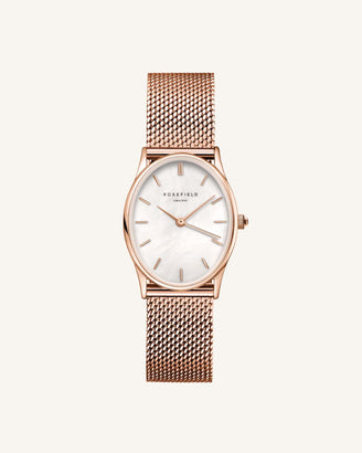 Oval Pearl Rose Gold