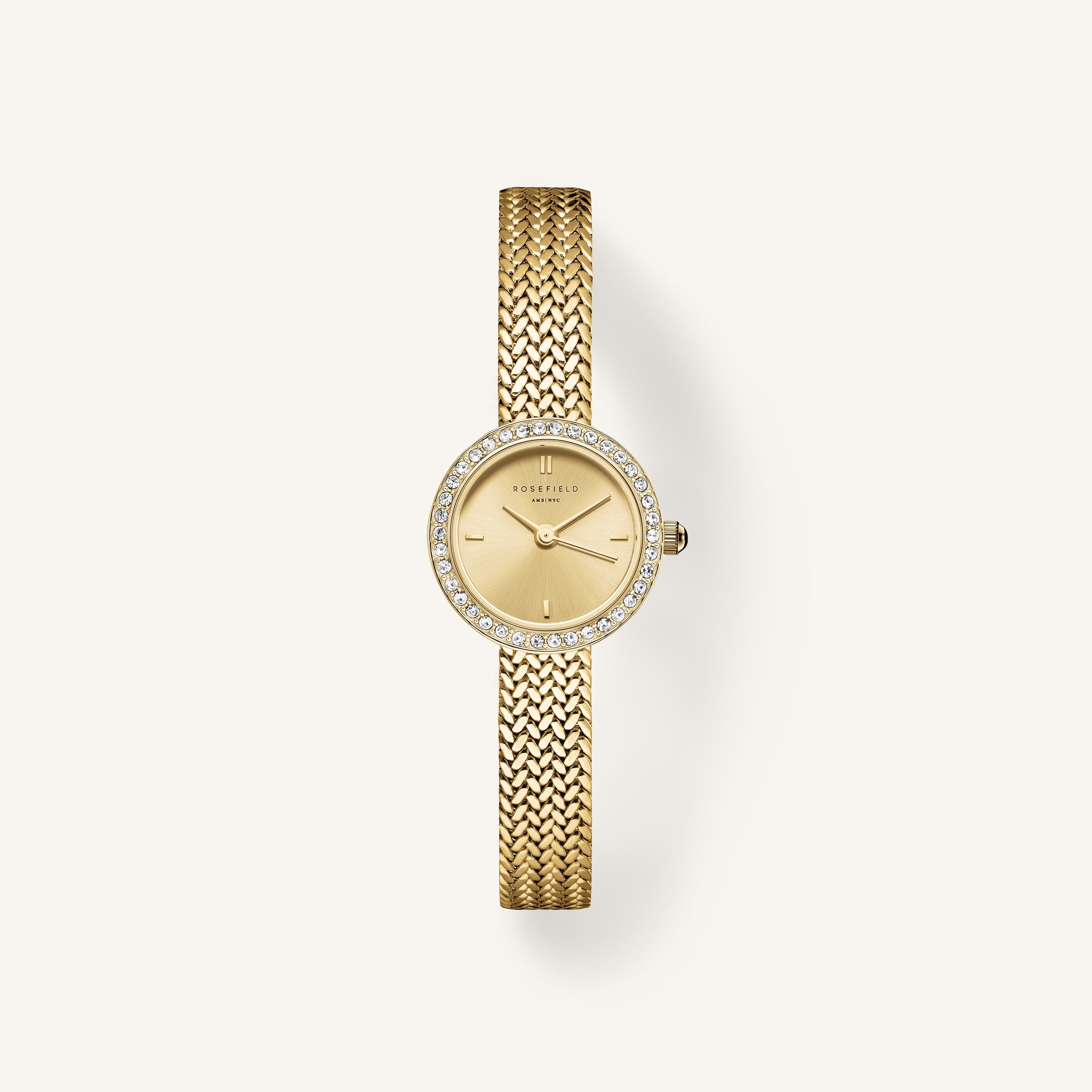Orologio Rosefield Da Donna Mini Octagon - Cassa 18.5mm, Quadrante Rotondo, Cinturino A Maglia In Acciaio Inossidabile, Design Vintage, Progettato Ad Amsterdam - 2